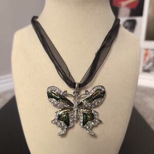 Y2K Handmade Butterfly Choker